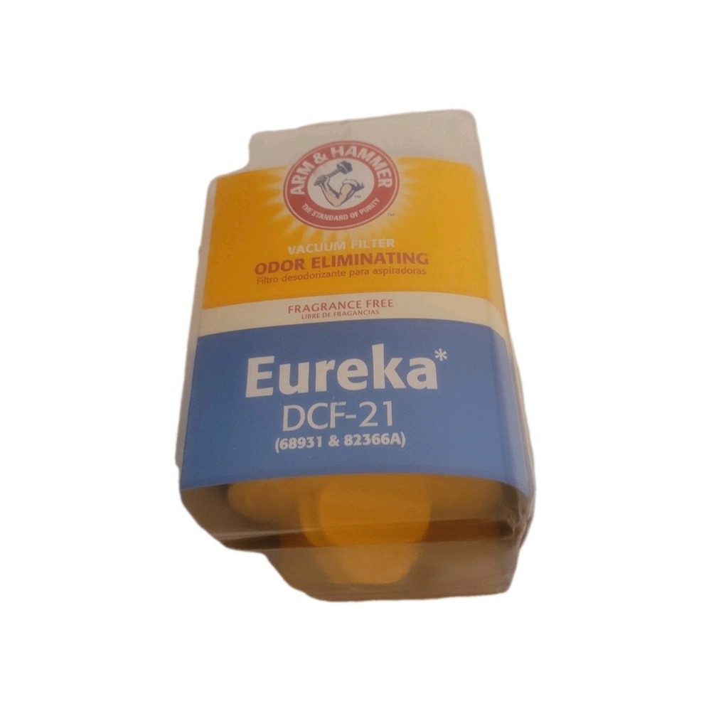Arm & Hammer Odor-Eliminating Vacuum Filter Eureka DCF-21‎ NEW